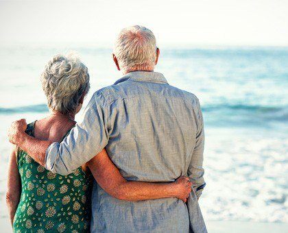 Lovely couple enjoying their retirement
